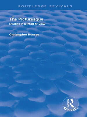 cover image of The Picturesque